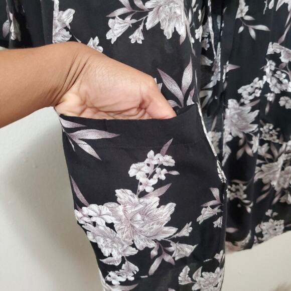 Spiritual Gangster Maya Kimono Robe Black One Size - 86 - Picture 8 of 15